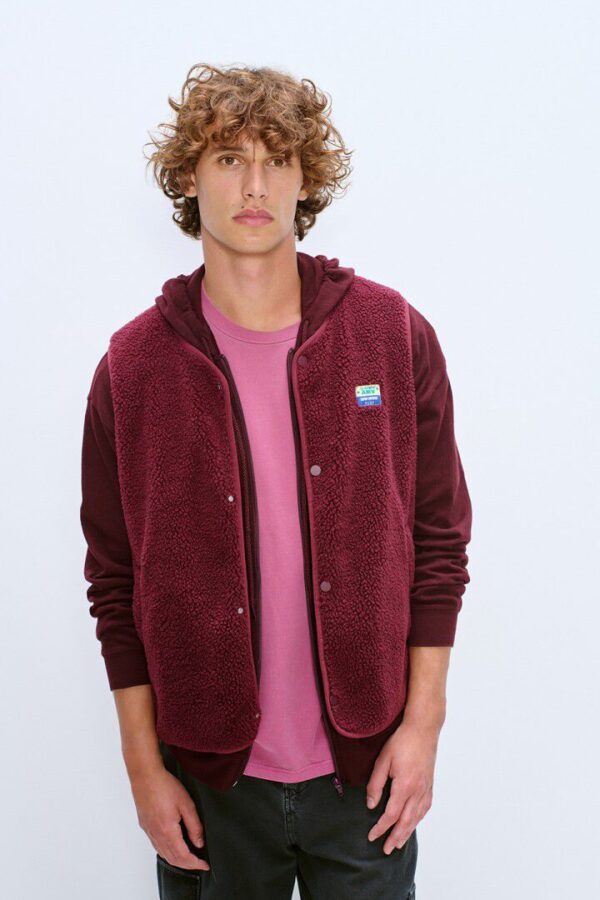 Men's Hoktown Vest Burgundy