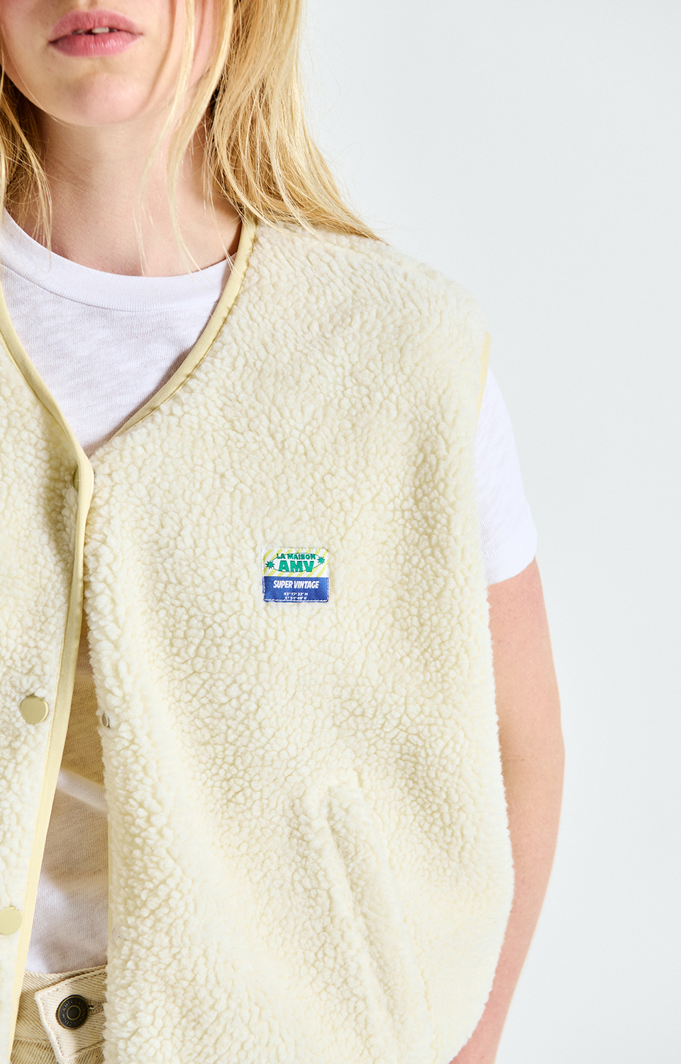 Hoktown Vest Ecru – Bild 4