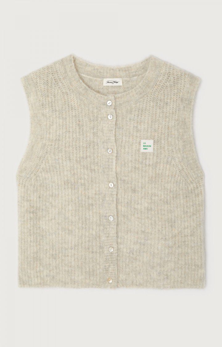 East Sleeveless Cardigan Powder Snow – Bild 4