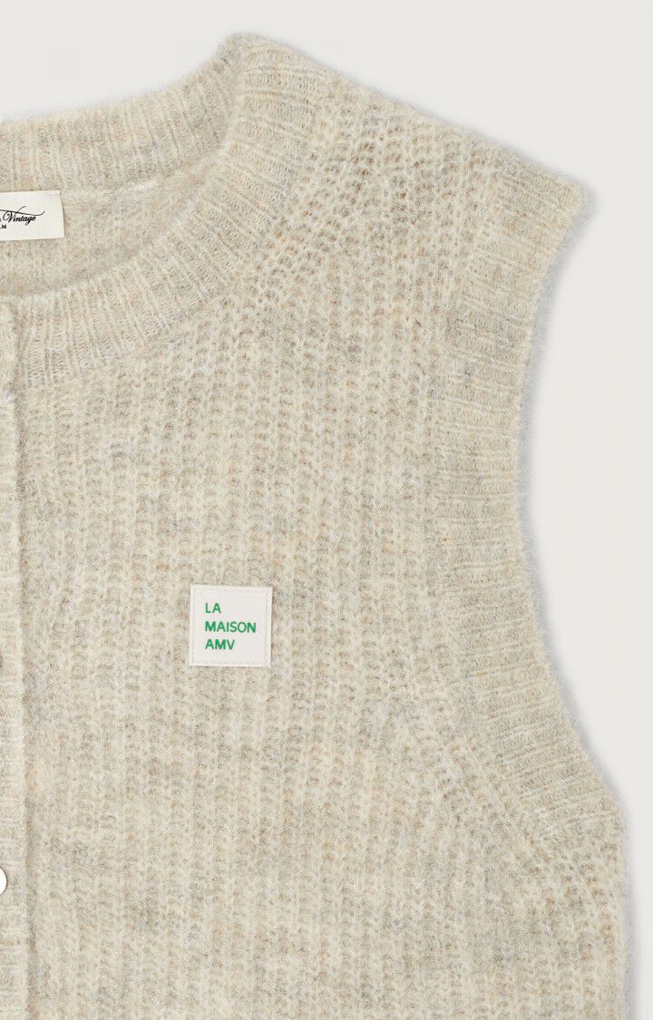 East Sleeveless Cardigan Powder Snow – Bild 5