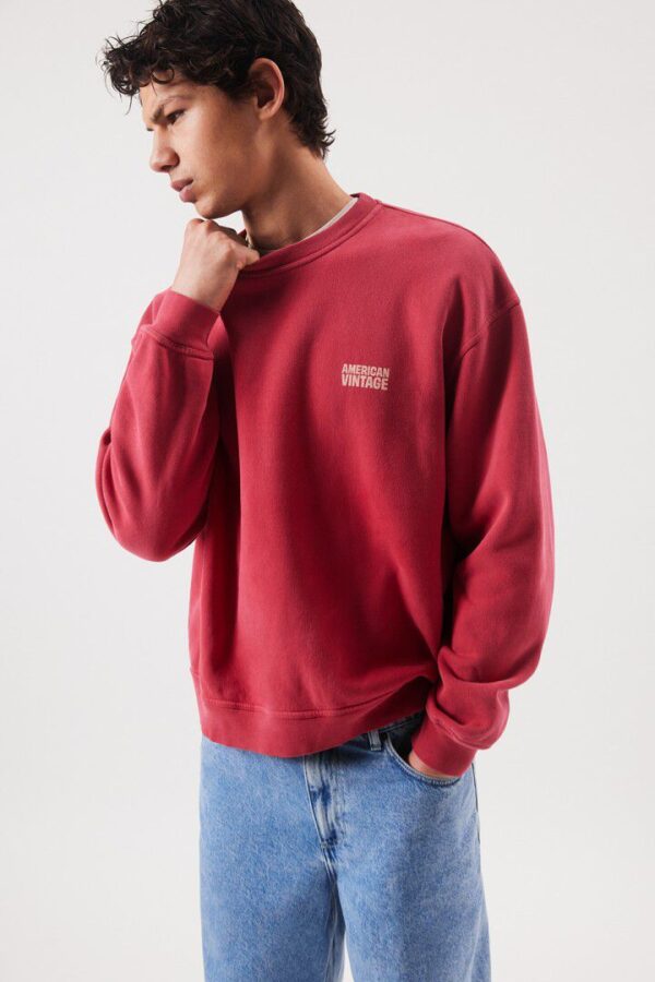 Men's Plizzy Sweatshirt Poppy