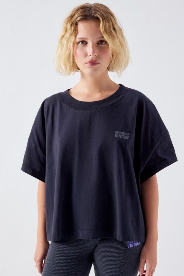 Gixy T-Shirt Cropped Black