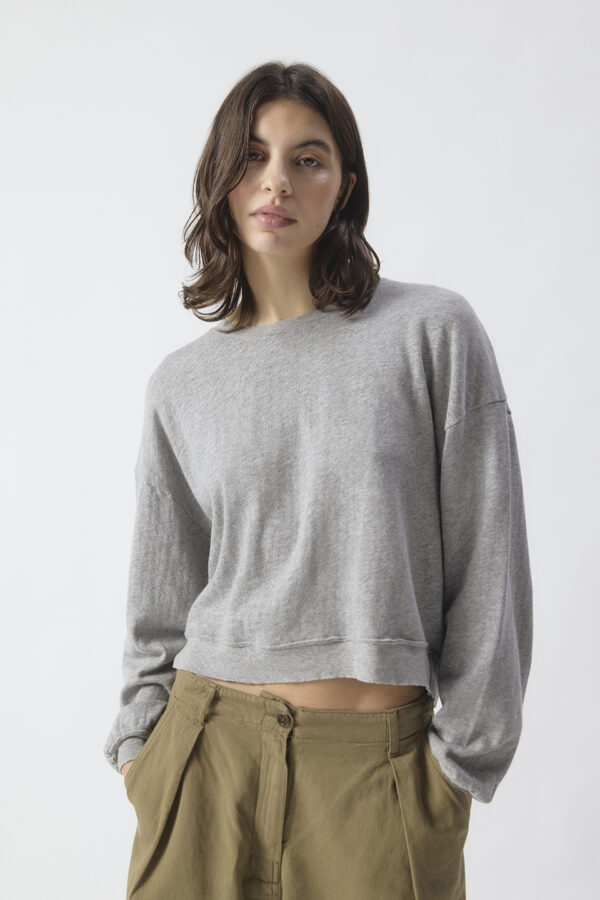 Sonoma Cropped Longsleeve Heather Grey