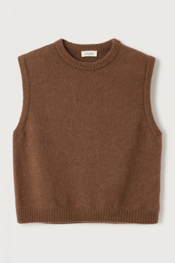 Vitow Sleeveless Jumper Chocolate