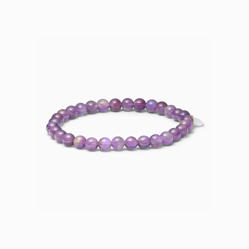 Essential Amethyst Stretch Bracelet 6mm