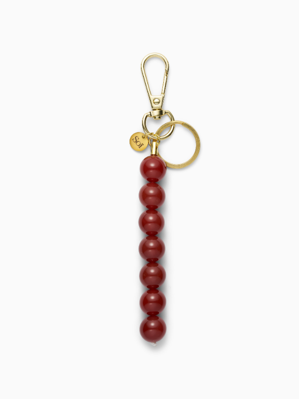 Cali Red Jade Key Chain