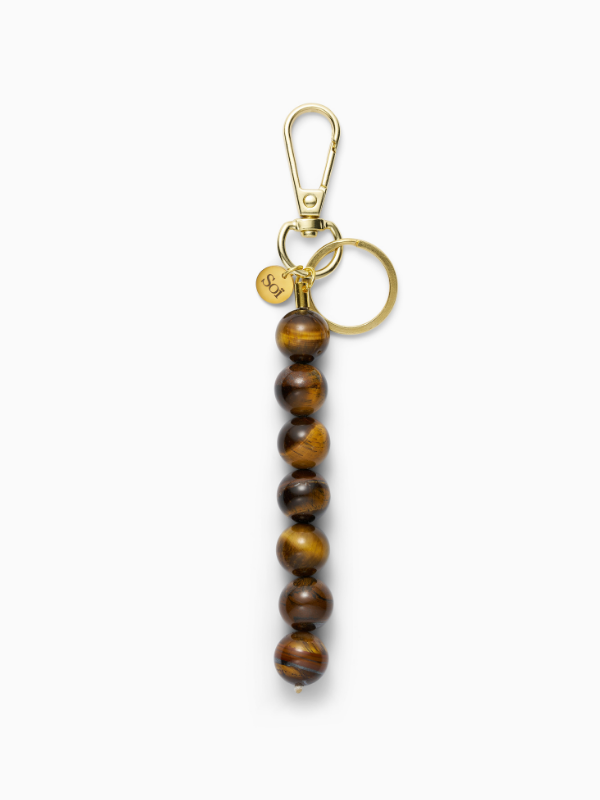 Cali Tiger Eye Key Chain
