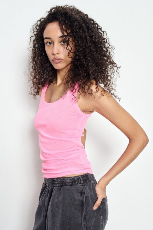 Massachusetts Tanktop Fluo Petunia