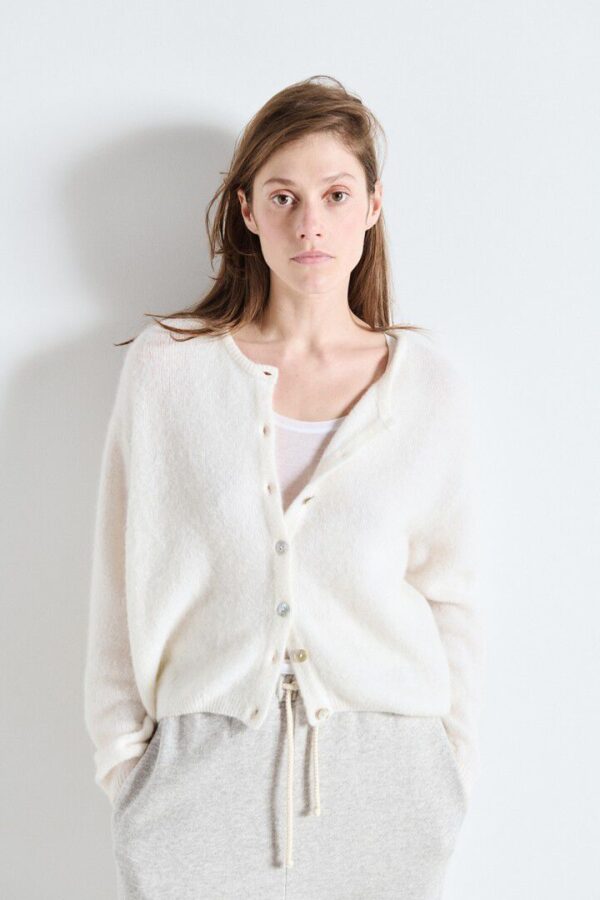 Vitow Cardigan White
