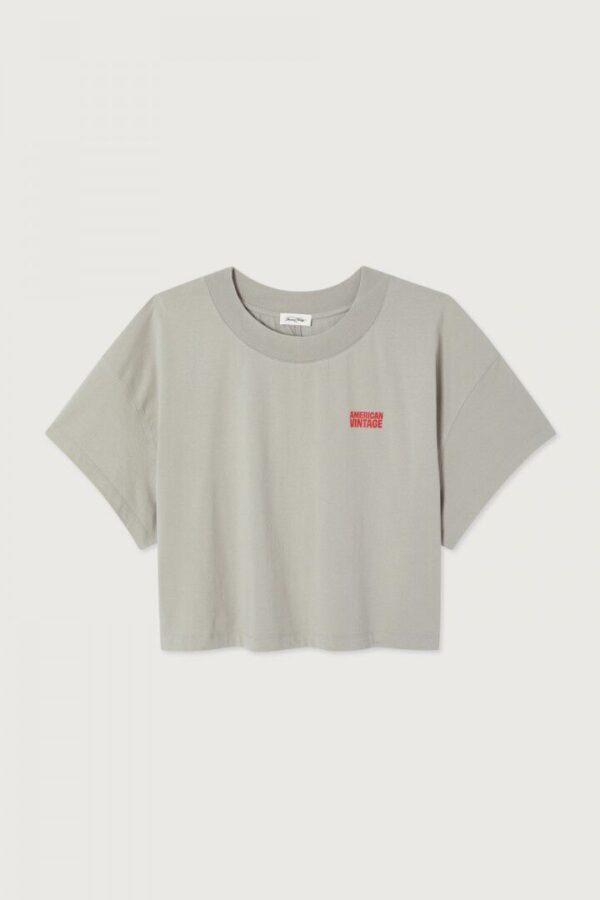 Gixy T-Shirt Cropped Mineral