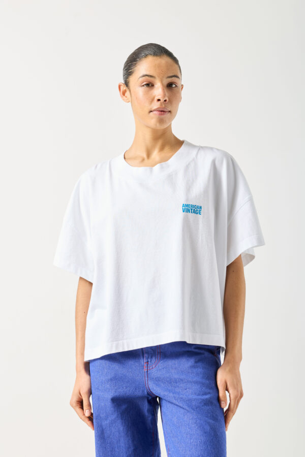 Gixy T-Shirt Cropped White