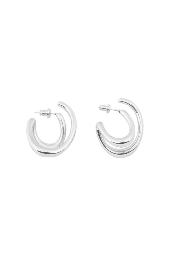 Cutted Earrings Steel