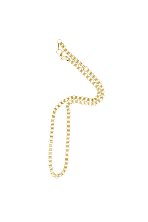 Box Chain Necklace Gold
