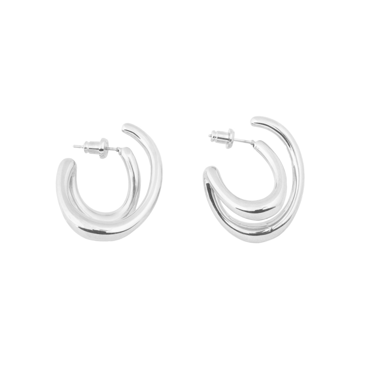Cutted Earrings Steel