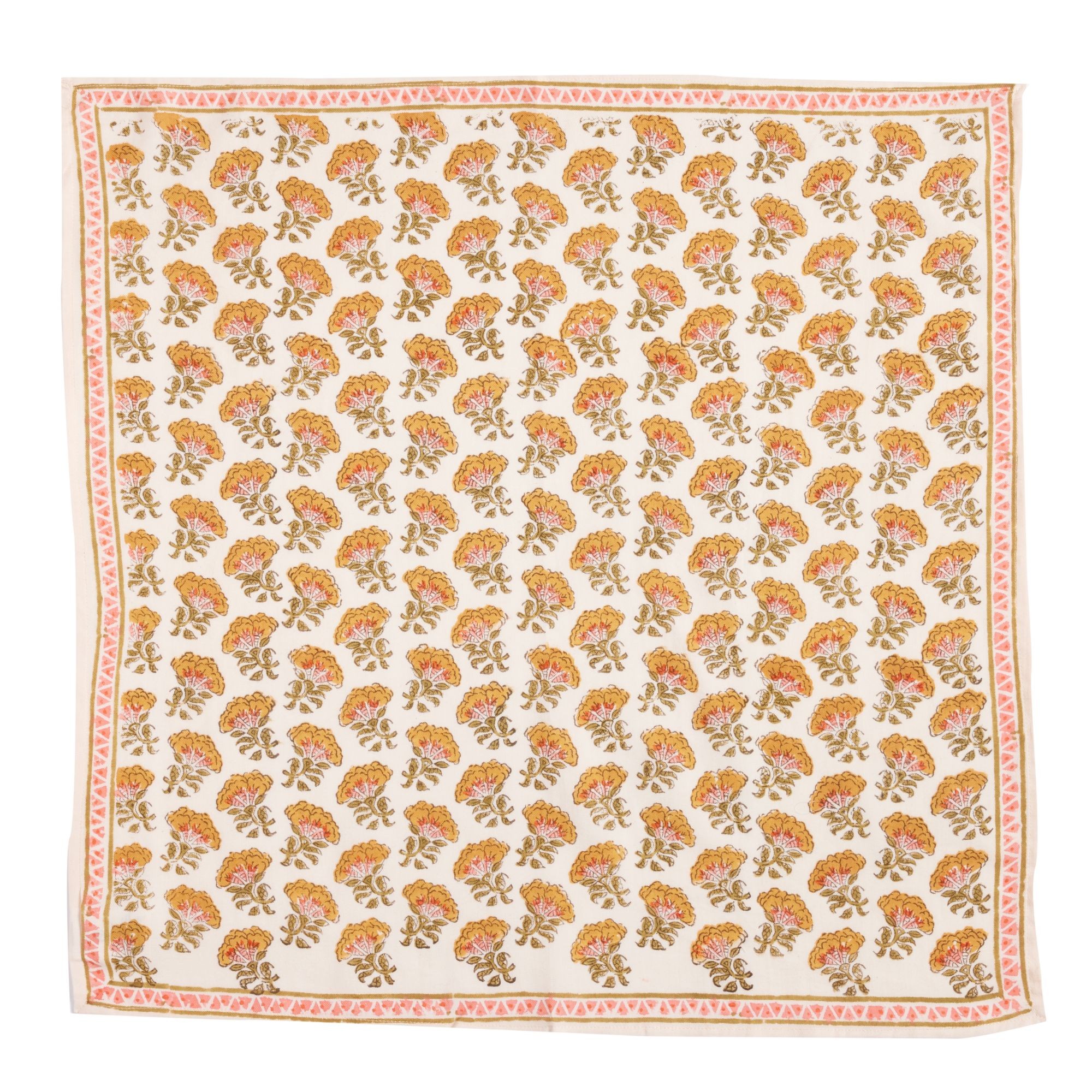 Large Scarf Namaste Ecru