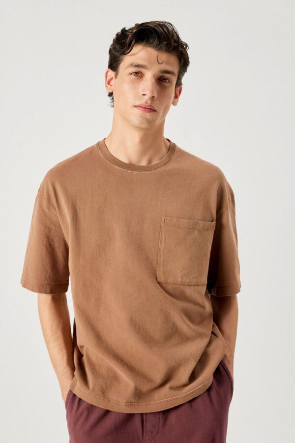 Men's Afoma Pocket T-Shirt Latte Spray