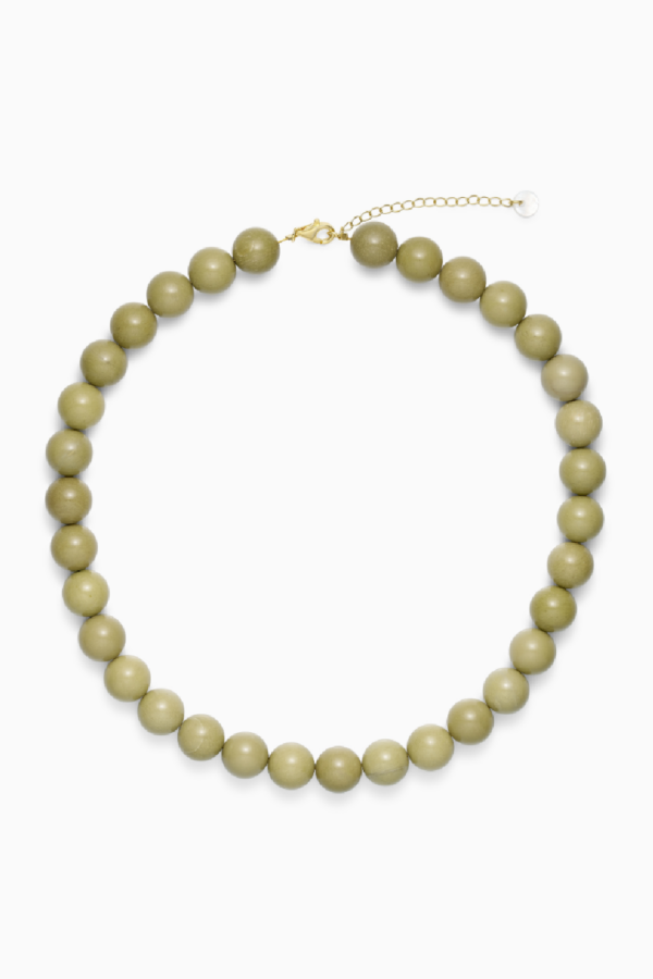 Faro Necklace Green Alashan Agate