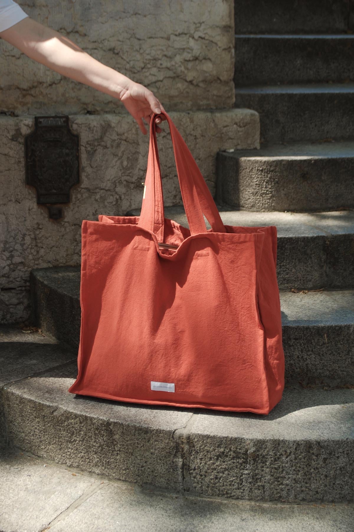 Large Tote Bag Flaming Orange – Bild 3