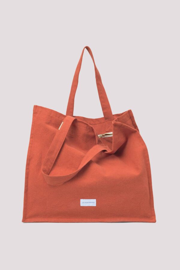 Large Tote Bag Flaming Orange