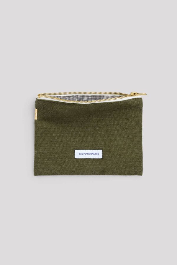 Small Pouch Caper Green